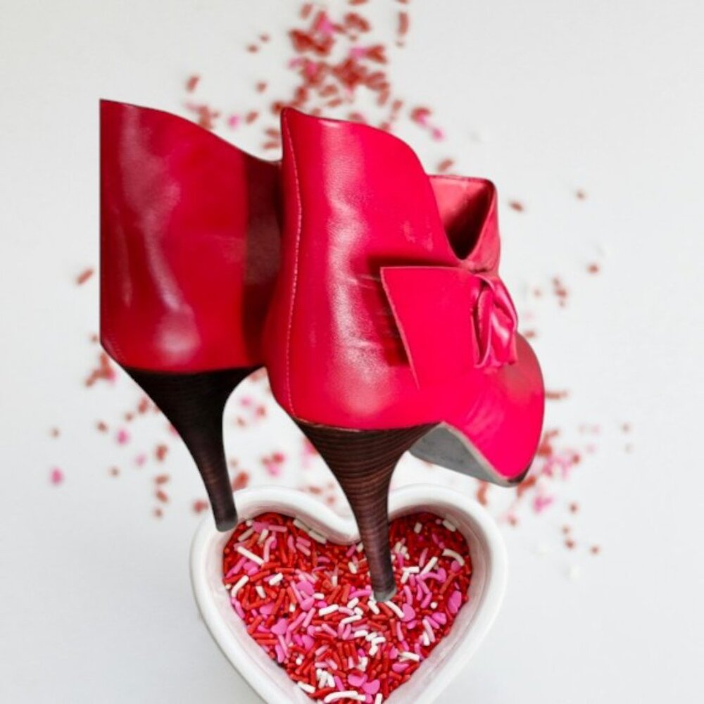 Aldo Ankle Boots Red